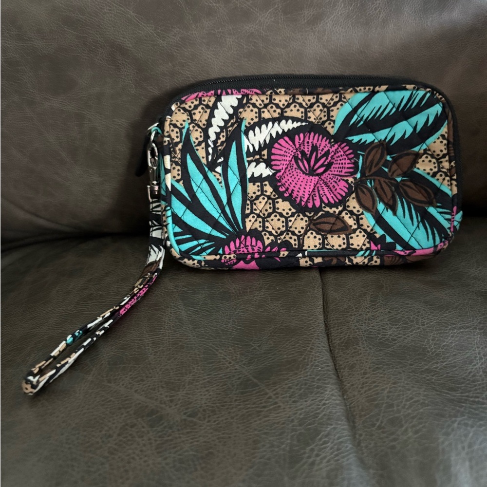 Vera Bradley Floral Zip Wristlet